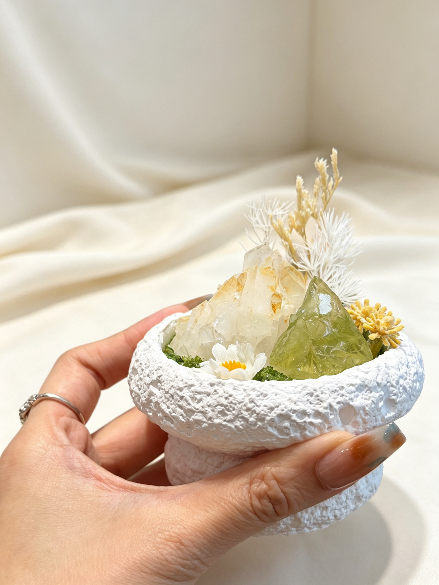 Lemon Isle Citrine & Peridot Abundance & Calm Crystal Garden